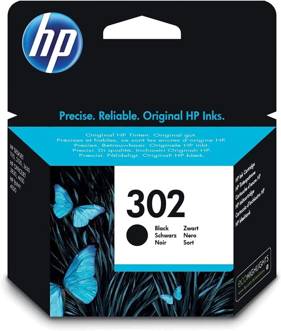 Tri-Color Ink Cartridge: HP 302
