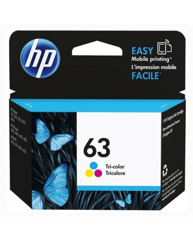 Black Ink Cartridge: HP 63
