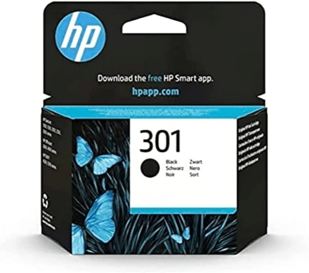 Black Ink Cartridge: HP 301 Black